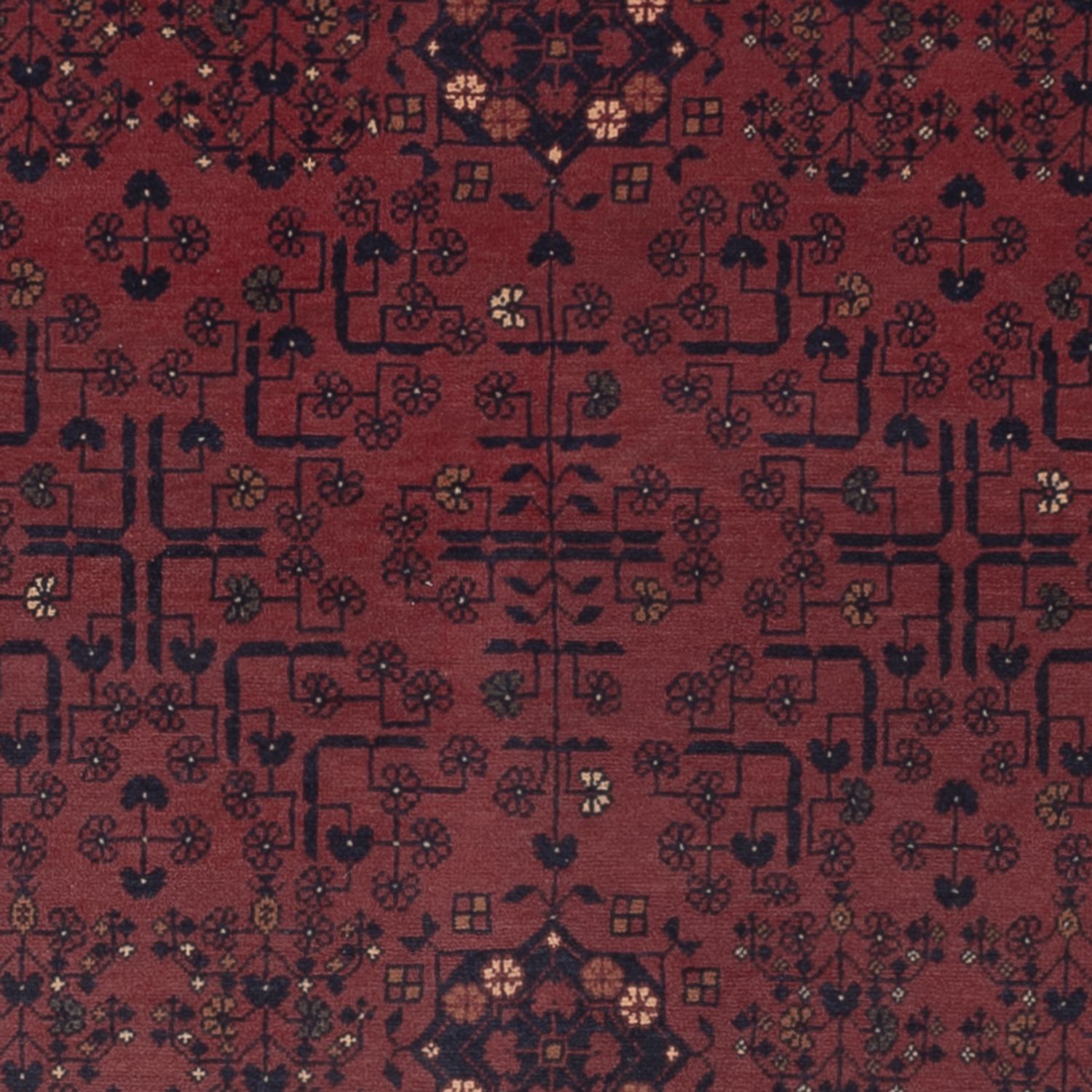 Afghan Rug - Kunduz - 280 x 184 cm - dark red