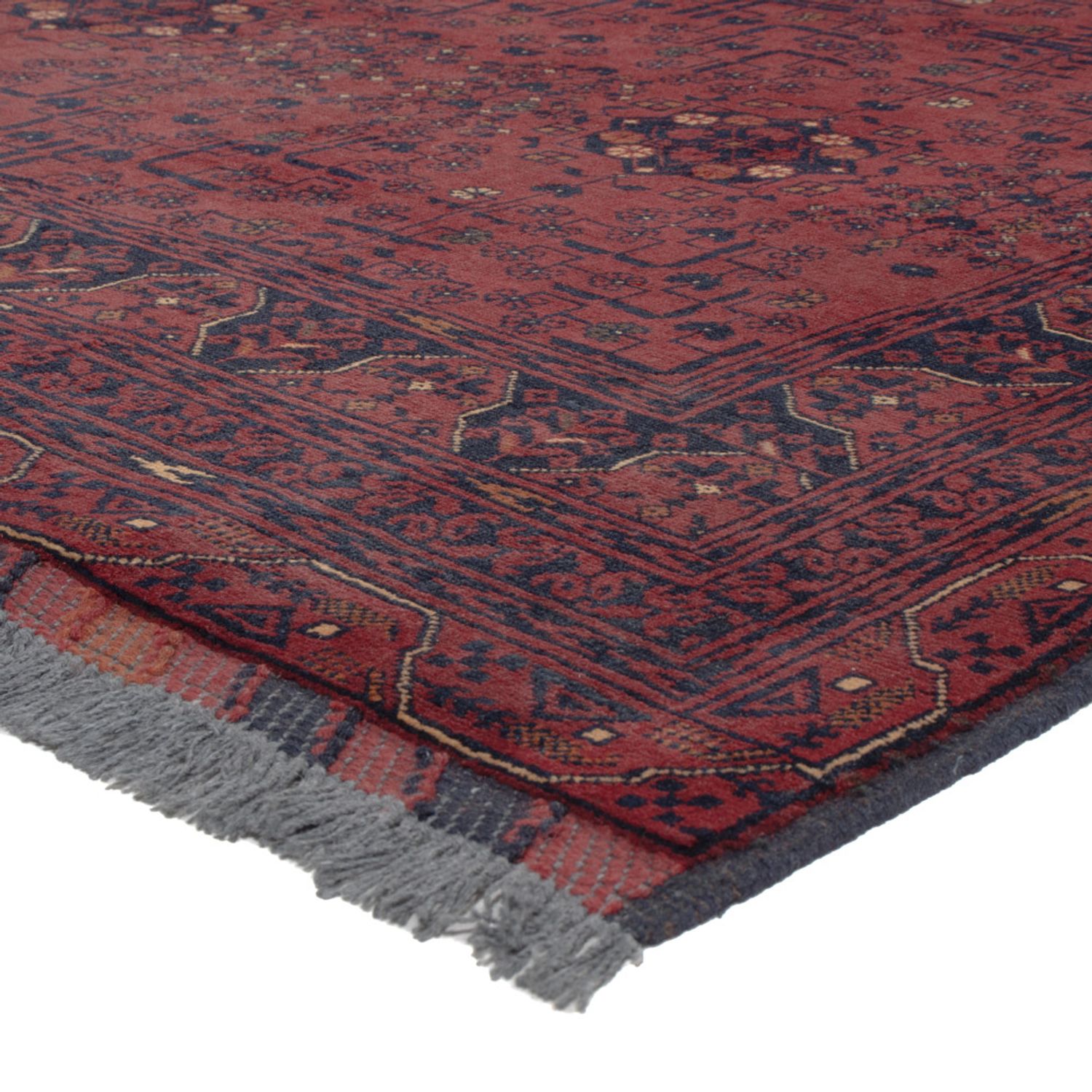 Afghan Rug - Kunduz - 280 x 184 cm - dark red