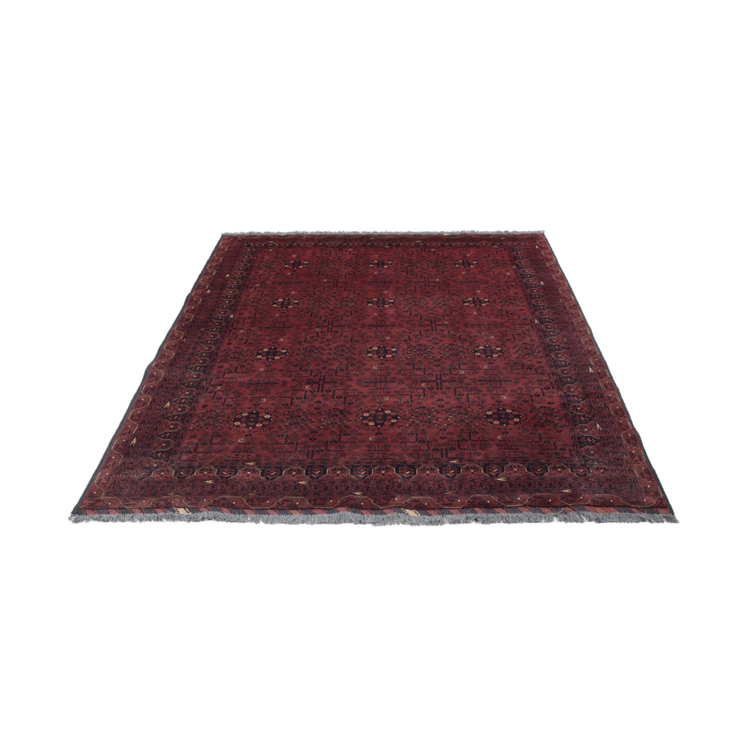 Afghan Rug - Kunduz - 280 x 184 cm - dark red