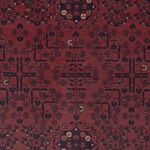 Afghan Rug - Kunduz - 280 x 184 cm - dark red