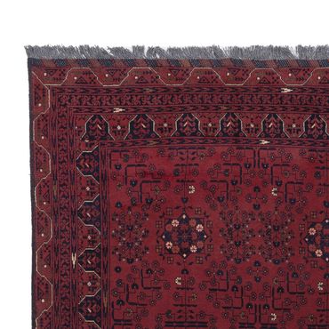 Afghan Rug - Kunduz - 287 x 194 cm - dark red