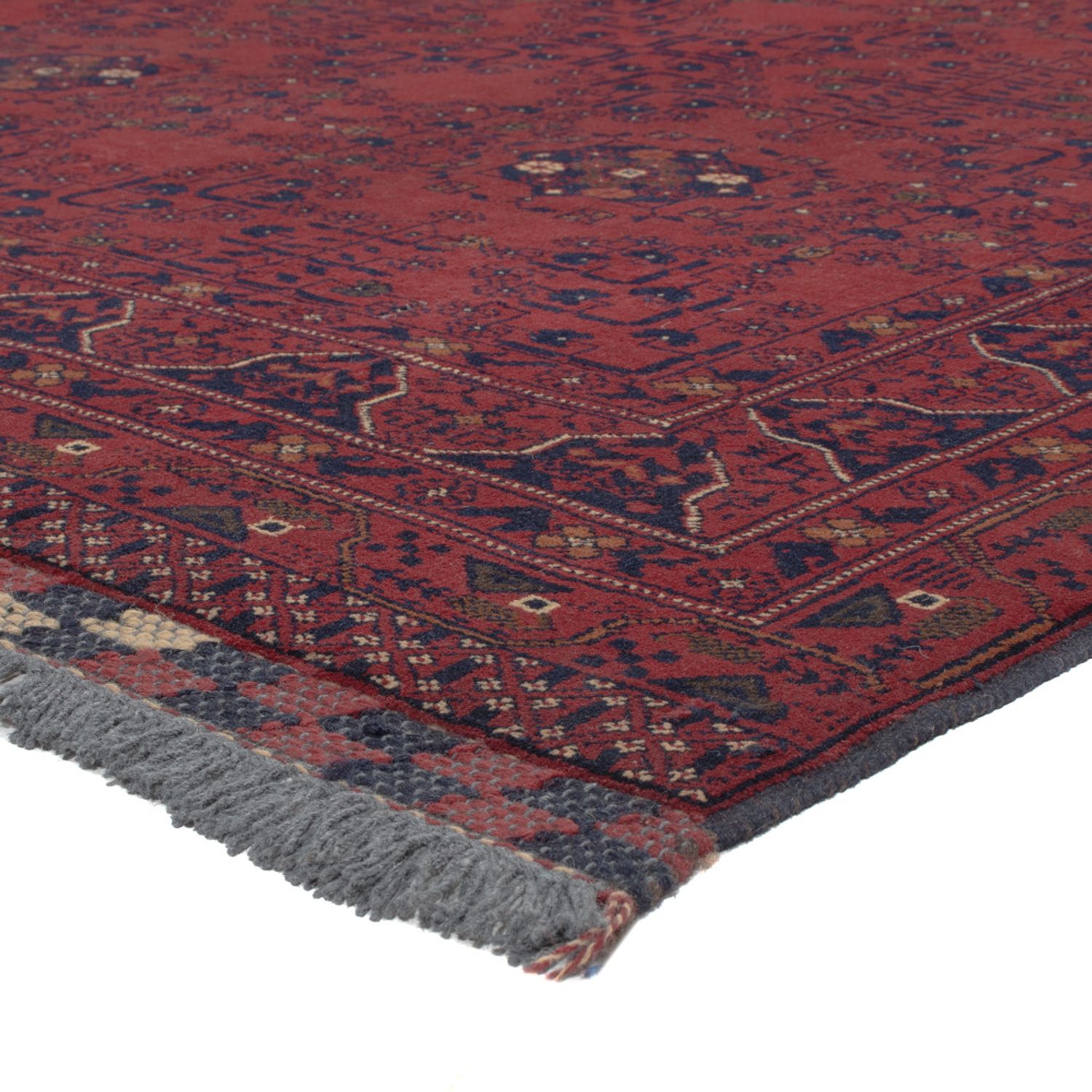 Afghan Rug - Kunduz - 298 x 202 cm - dark red