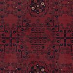 Afghan Rug - Kunduz - 298 x 202 cm - dark red