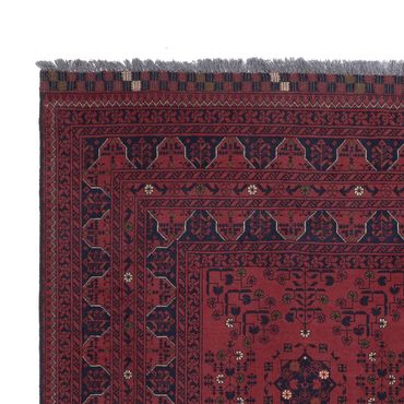 Afghan Rug - Kunduz - 300 x 204 cm - dark red