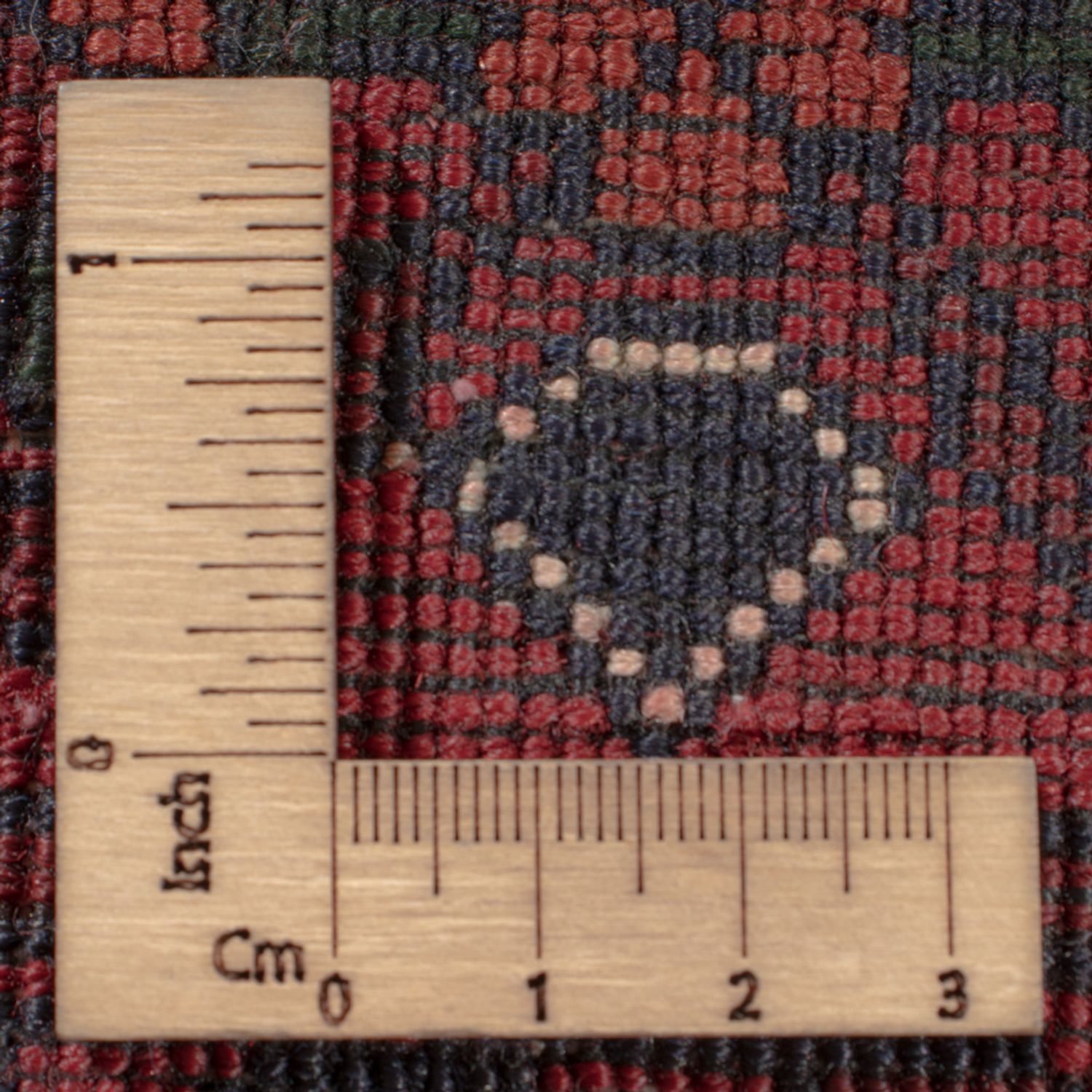 Afghansk matta - Kungliga - 285 x 195 cm - mörkröd