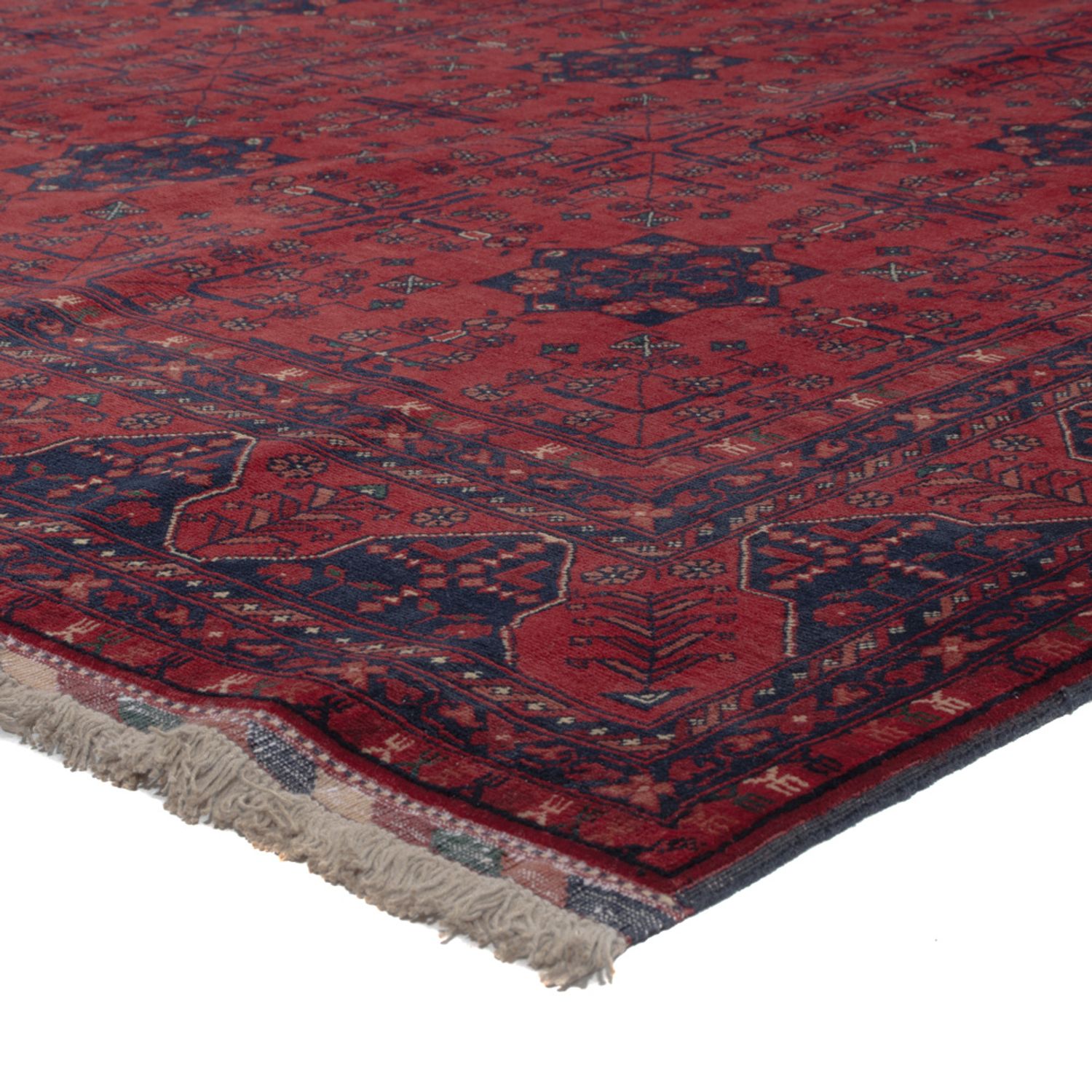 Afghan Rug - Royal - 302 x 193 cm - dark red