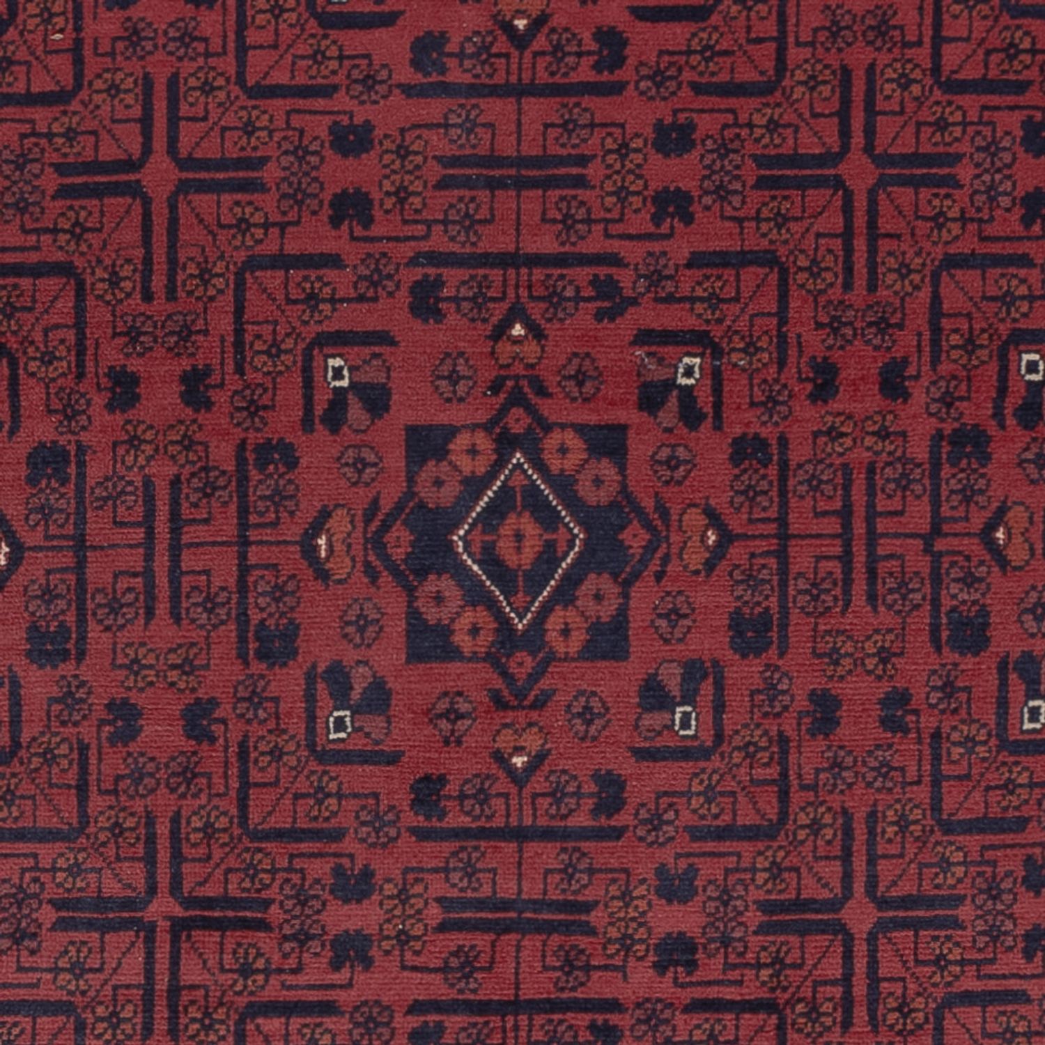 Afghan Rug - Kunduz - 289 x 195 cm - dark red