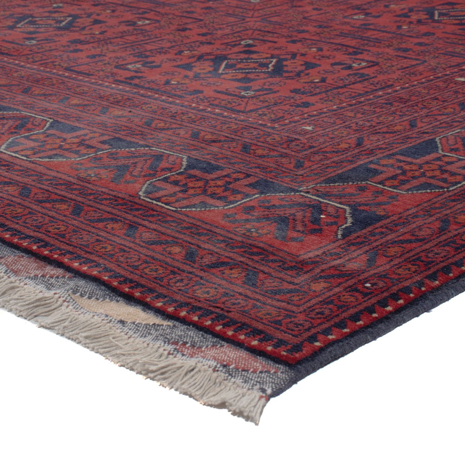 Afghan Rug - Kunduz - 289 x 195 cm - dark red