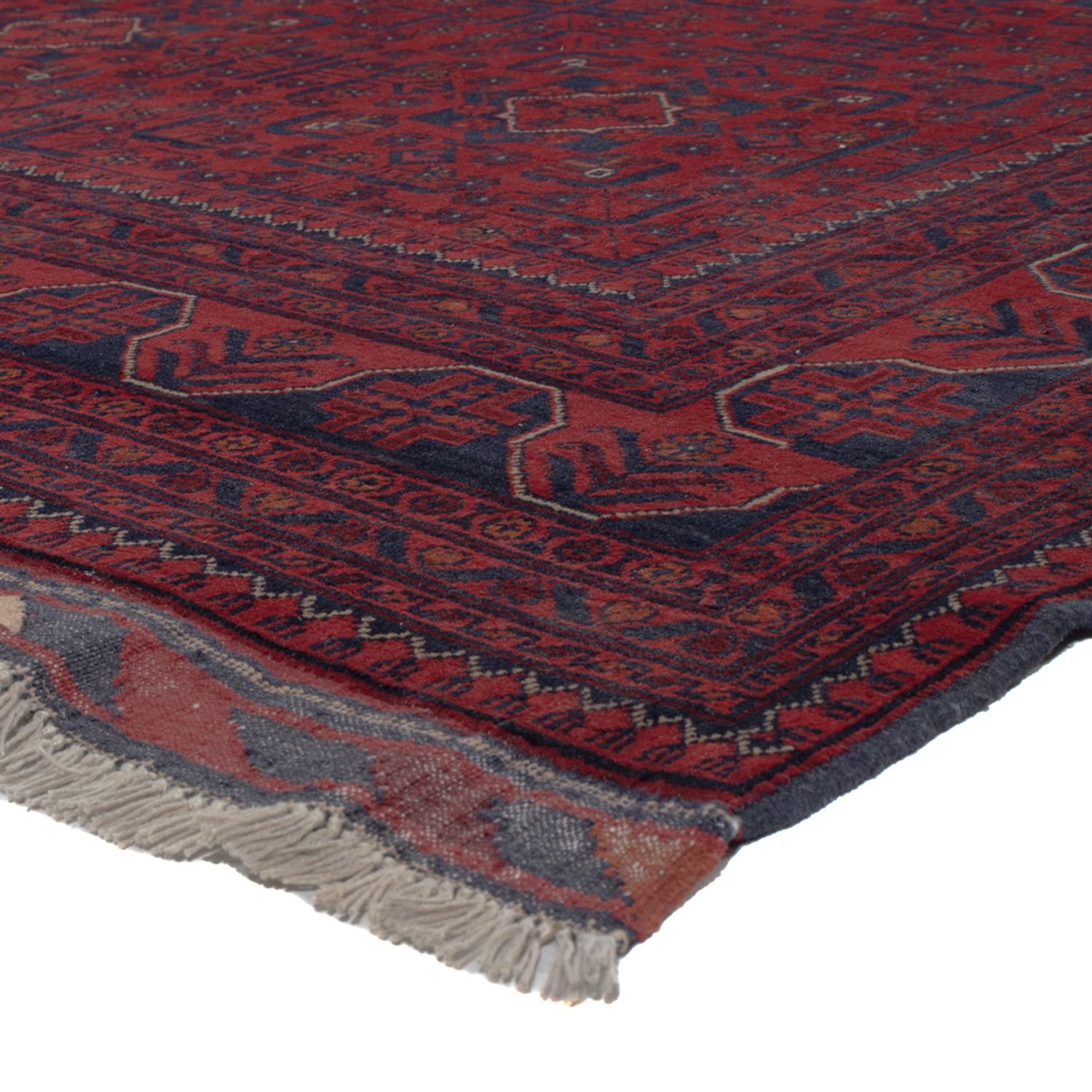 Afghan Rug - Kunduz - 301 x 199 cm - dark red