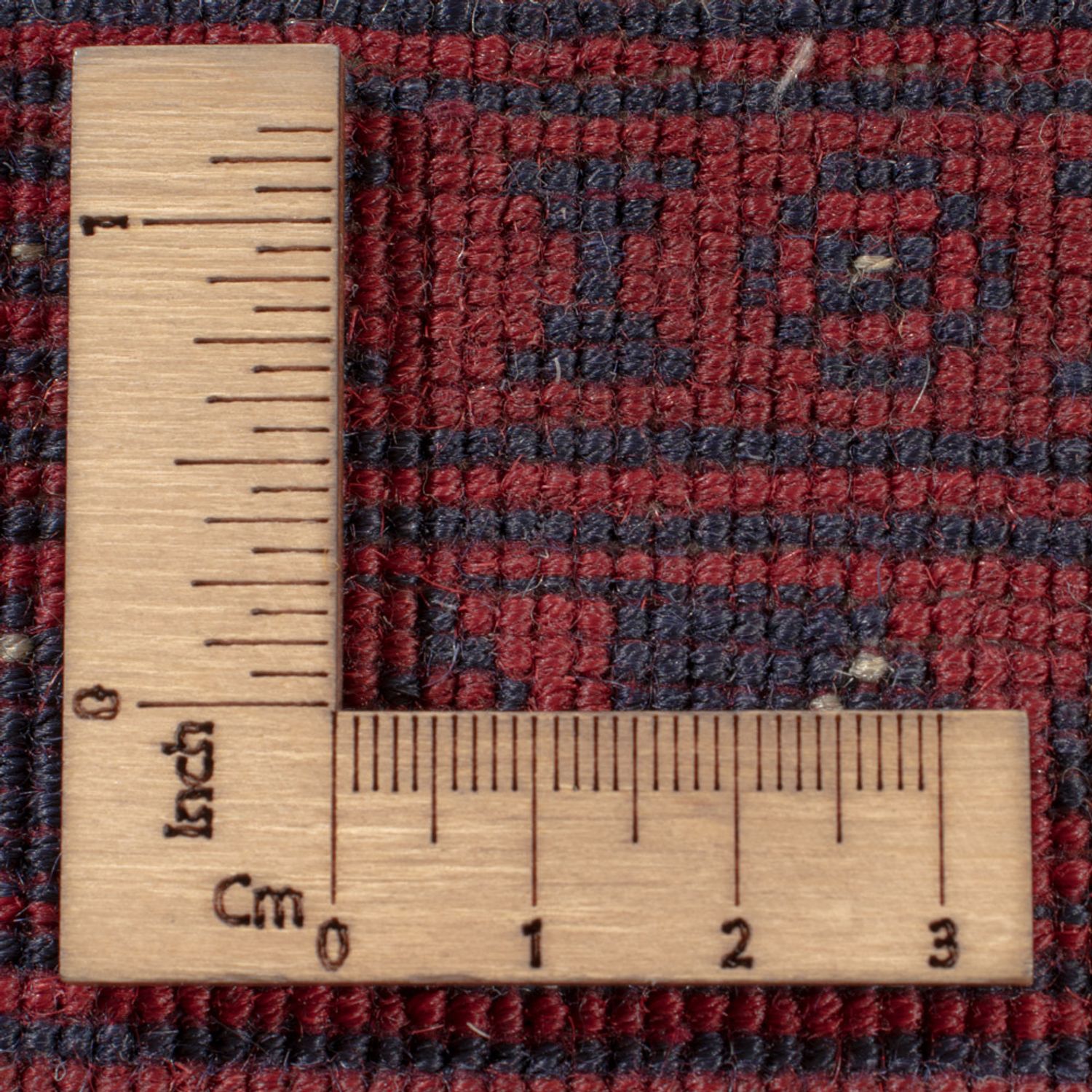 Afghansk matta - Kungliga - 286 x 202 cm - mörkröd