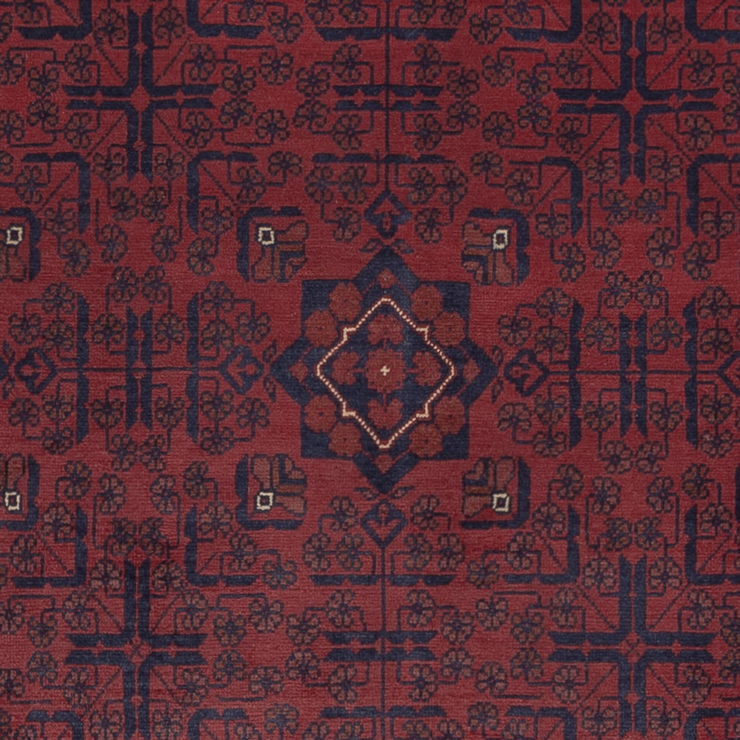 Afghanske tepper - Kunduz - 289 x 199 cm - mørk rød