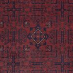 Afghanske tepper - Kunduz - 289 x 199 cm - mørk rød