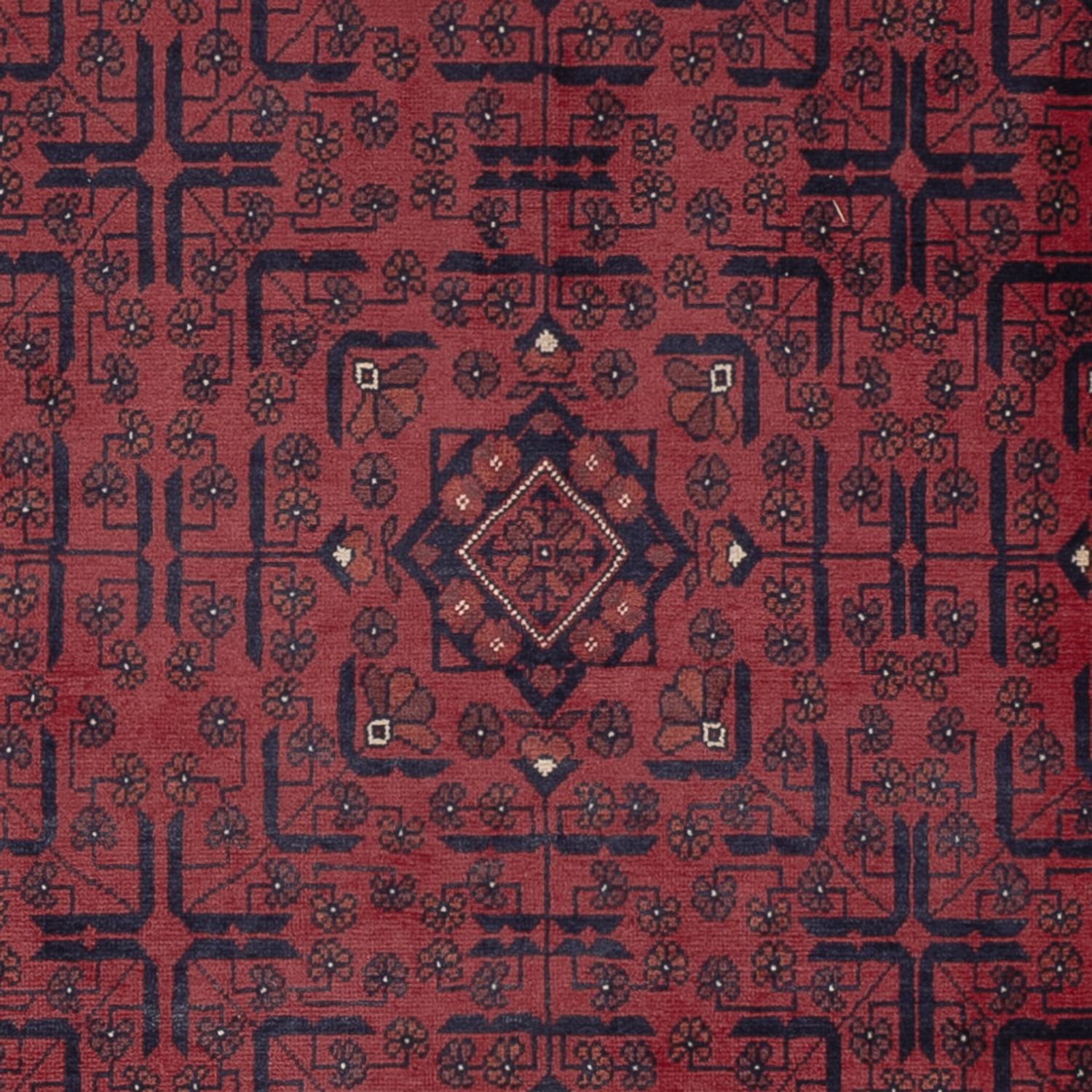 Afghan Rug - Kunduz - 299 x 196 cm - dark red