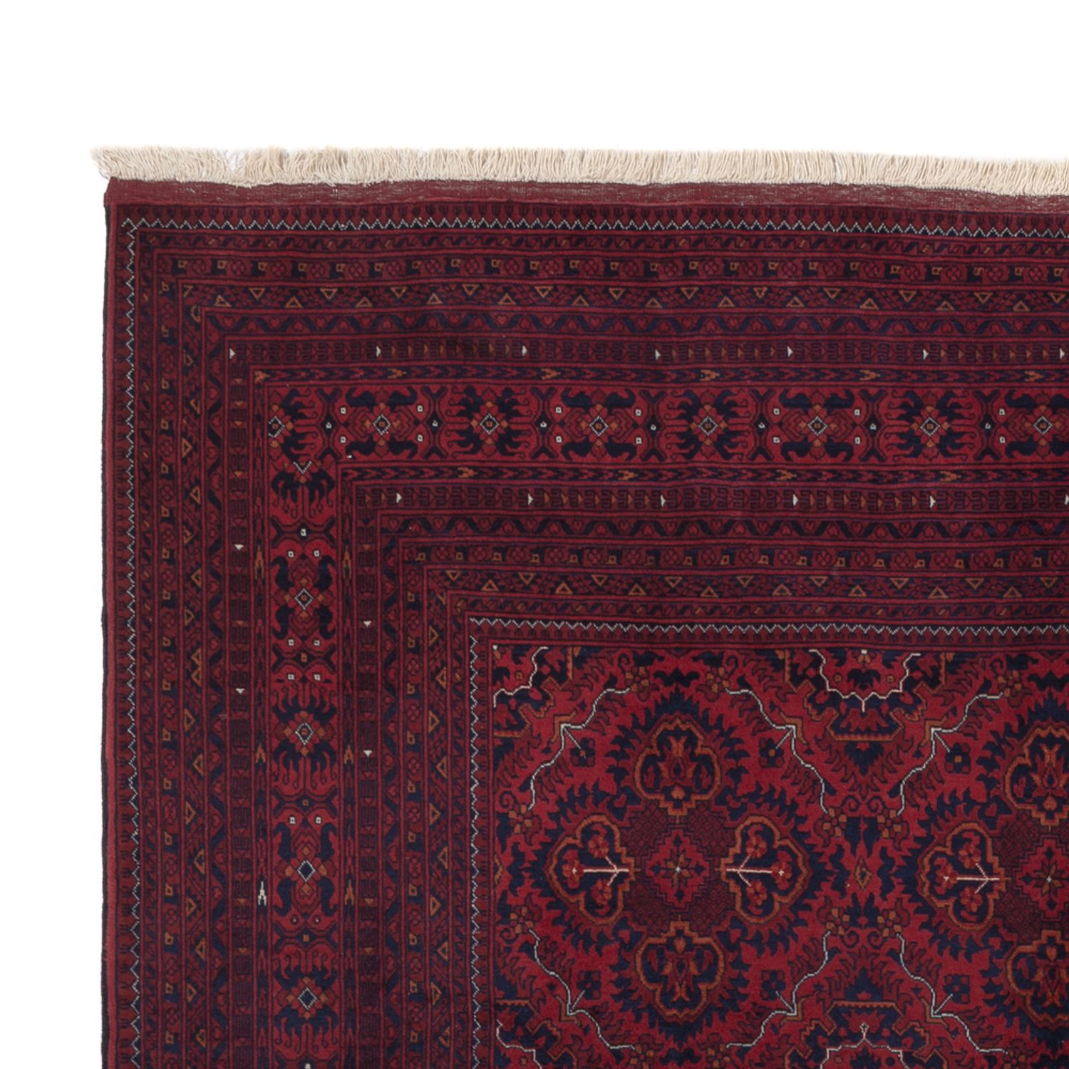 Afghan Rug - Royal - 292 x 202 cm - dark red