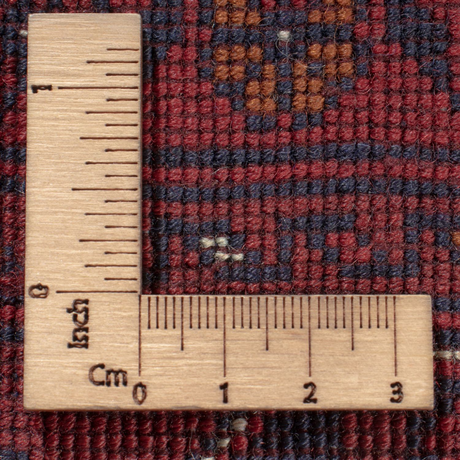 Afghansk matta - Kungliga - 294 x 197 cm - mörkröd