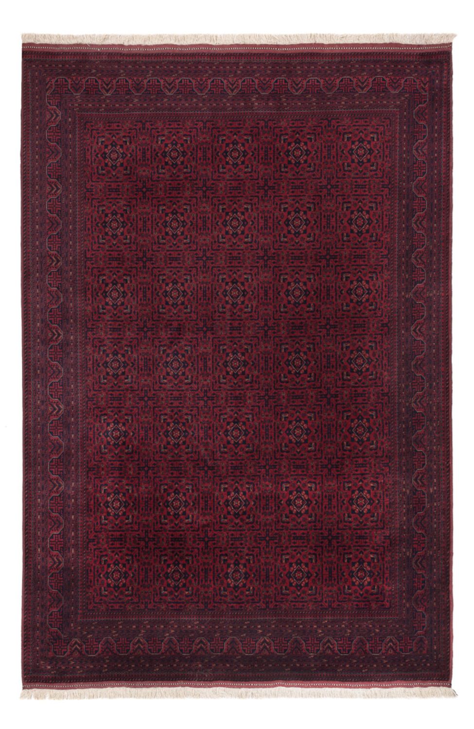 Afghan Teppich - Royal - 303 x 201 cm - dunkelrot