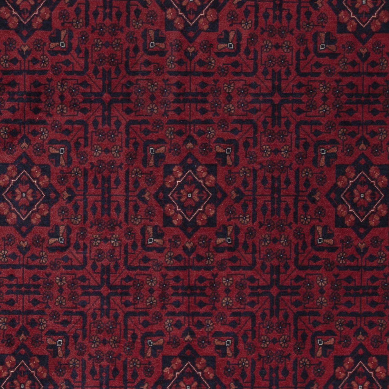 Afghan Teppich - Royal - 303 x 201 cm - dunkelrot