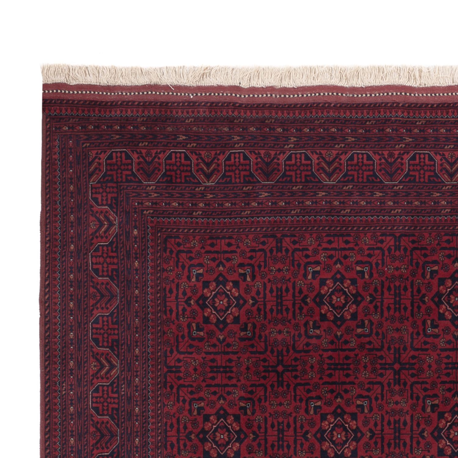Afghan Teppich - Royal - 303 x 201 cm - dunkelrot