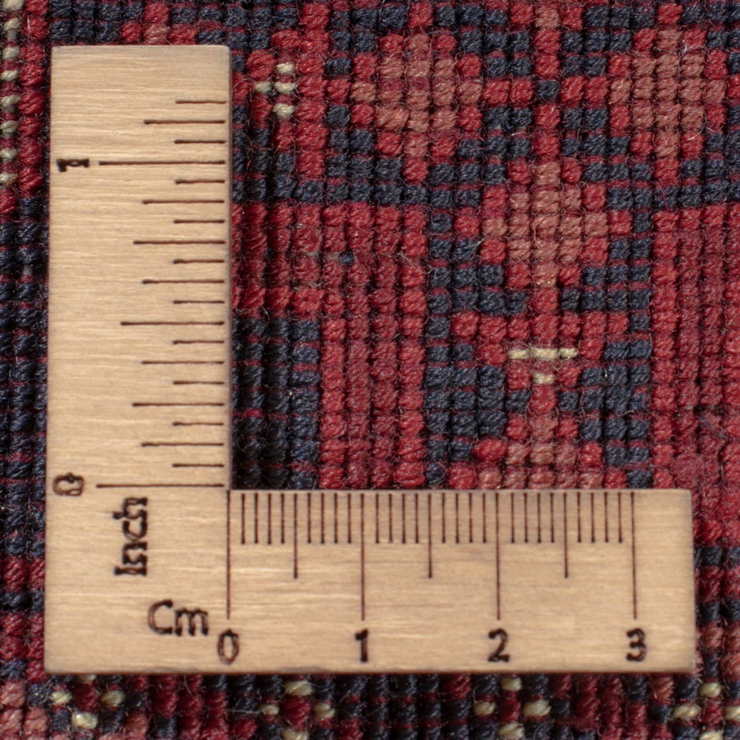 Afghansk matta - Kungliga - 293 x 196 cm - mörkröd