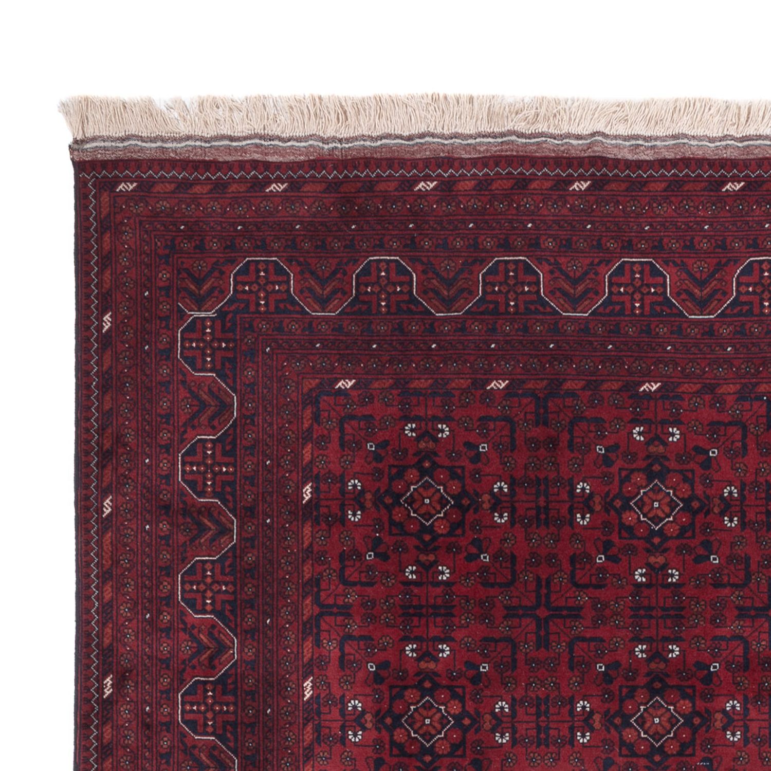 Afghan Rug - Royal - 298 x 199 cm - dark red