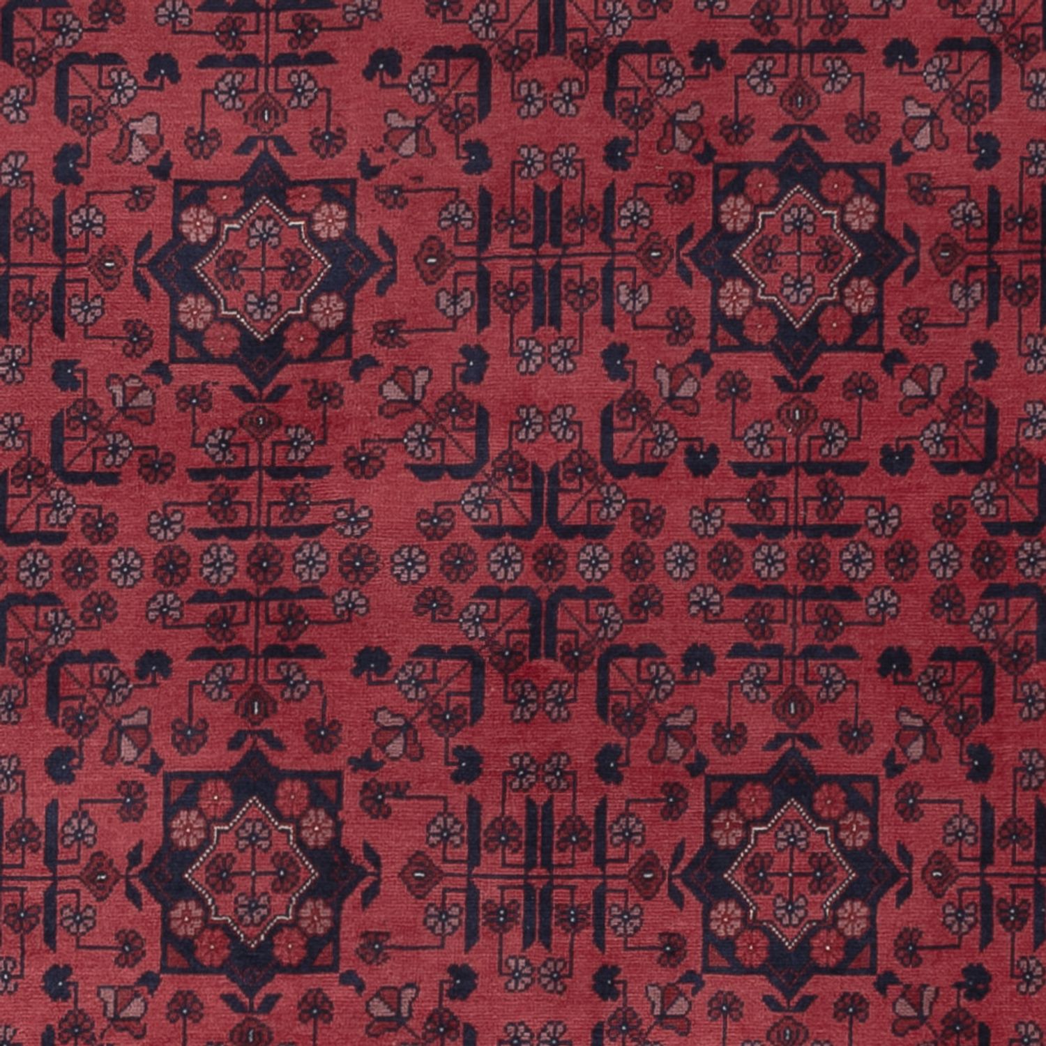 Afghan Rug - Royal - 292 x 199 cm - dark red