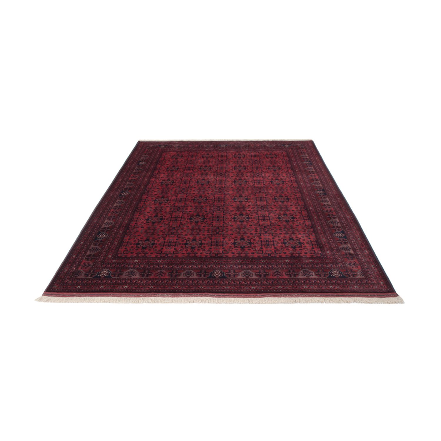 Afghan Rug - Royal - 292 x 199 cm - dark red