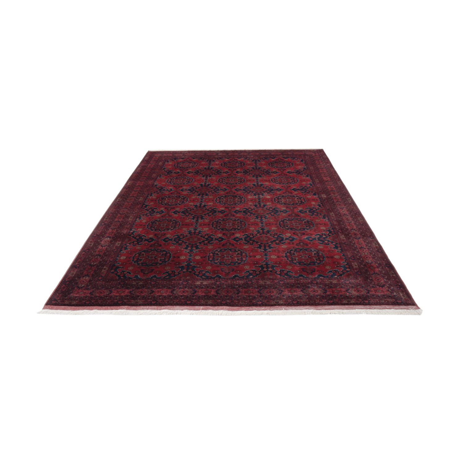 Afghan Rug - Royal - 298 x 204 cm - dark red