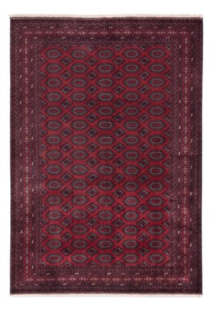 Afghansk matta - Kungliga - 296 x 200 cm - mörkröd