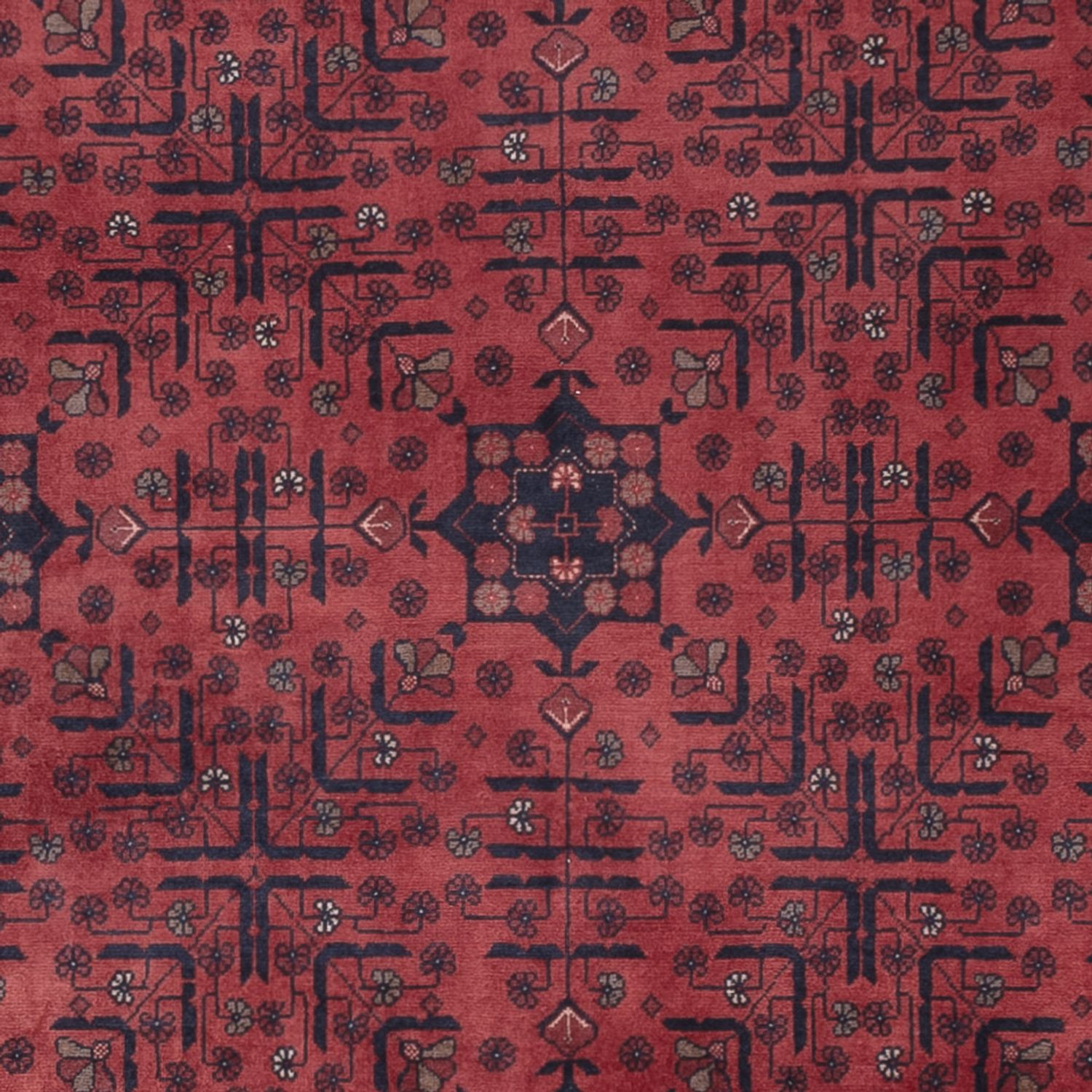 Afghan Rug - Royal - 299 x 198 cm - dark red