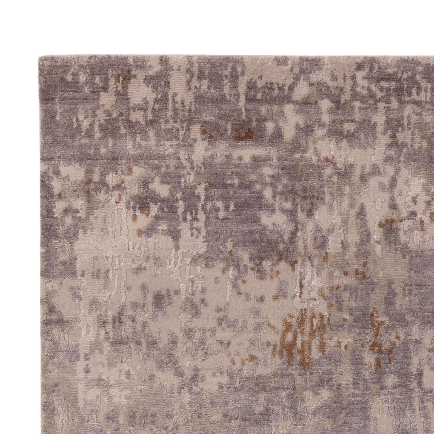 Designový koberec - 242 x 173 cm - stříbrná