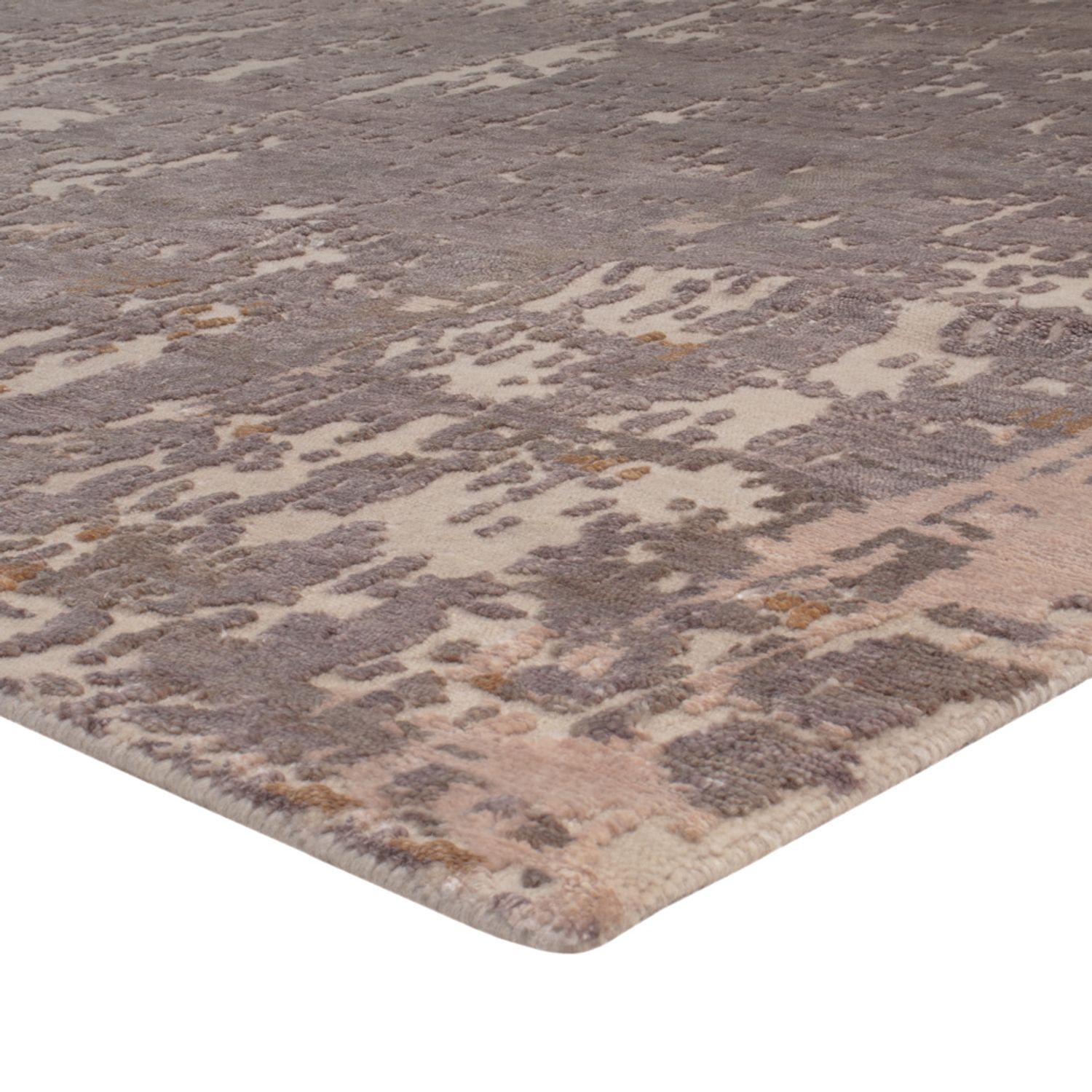 Designermatta - 197 x 154 cm - silver