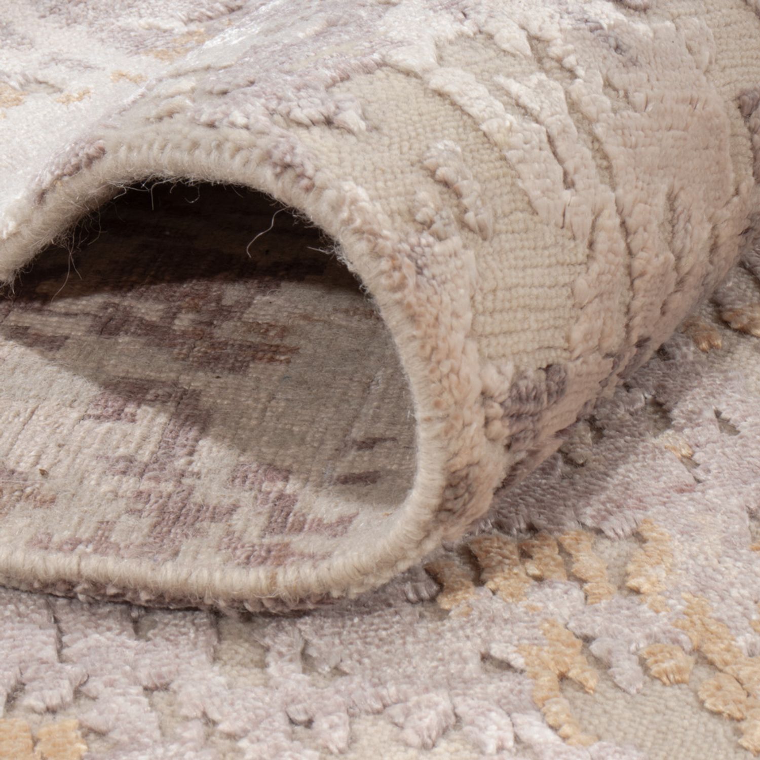 Designermatta - 197 x 154 cm - silver