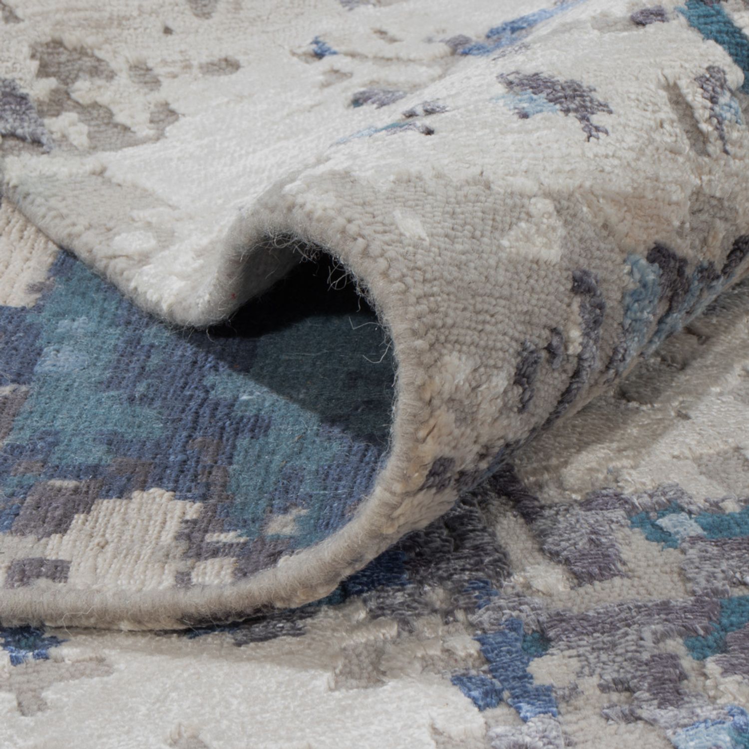 Designer teppe - 298 x 205 cm - blå