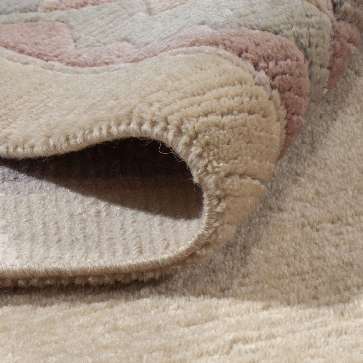 Nepal teppe - 300 x 250 cm - beige