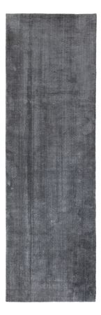 Løper Gabbeh teppe - Loribaft Softy - 300 x 94 cm - antrasitt