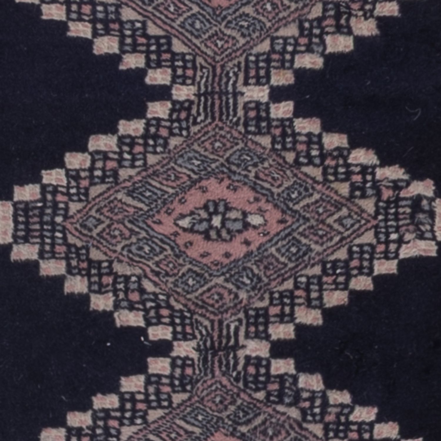 Runner Pakistani Rug - 270 x 77 cm - dark blue