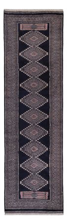 Runner Pakistani Rug - 270 x 77 cm - dark blue