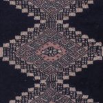 Runner Pakistani Rug - 270 x 77 cm - dark blue