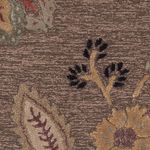 Dywan wełniany - 185 x 120 cm - srebrny