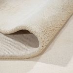 Viskose teppe - 238 x 150 cm - krem