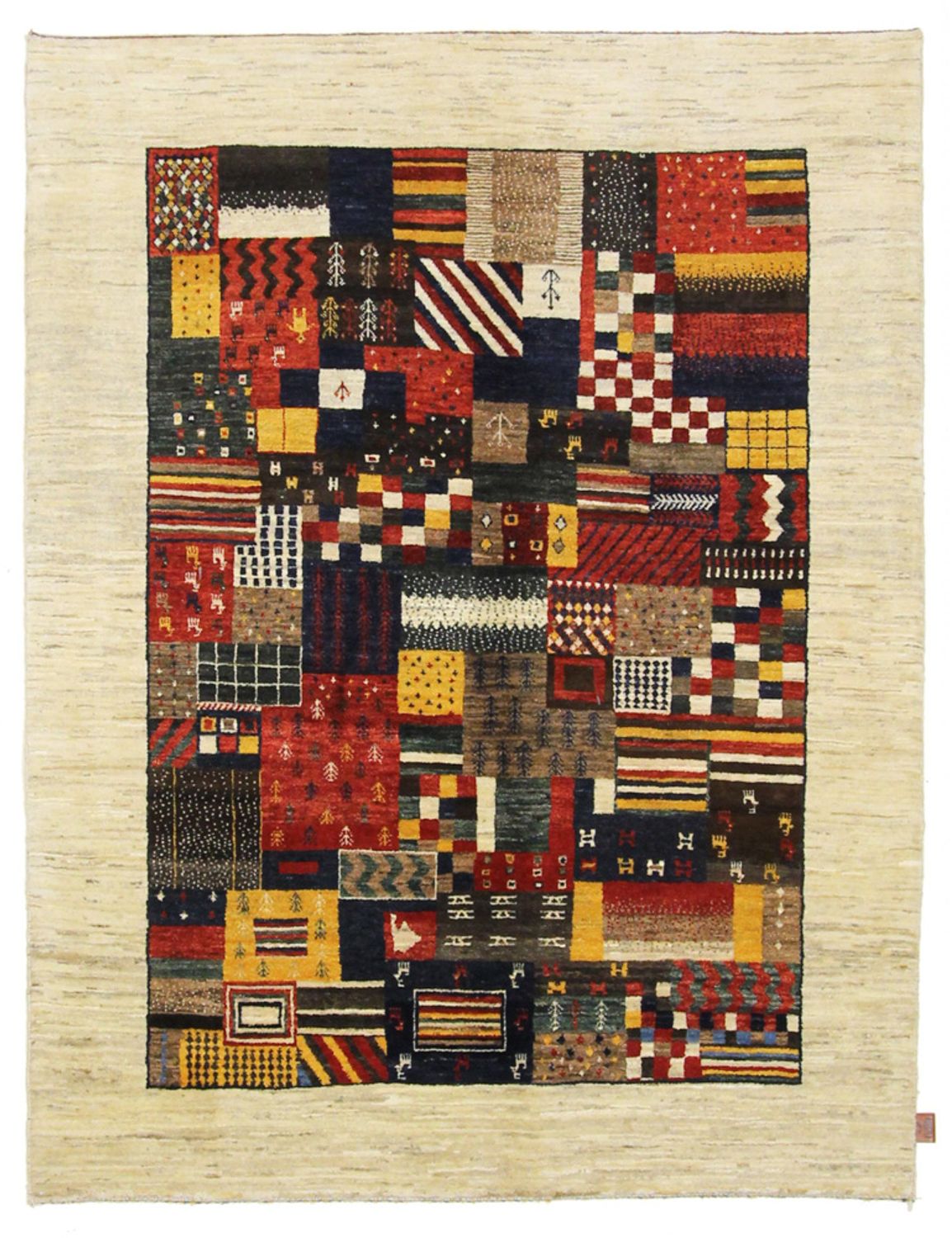 Alfombra Gabbeh - Loribaft Indus - 200 x 154 cm - multicolor