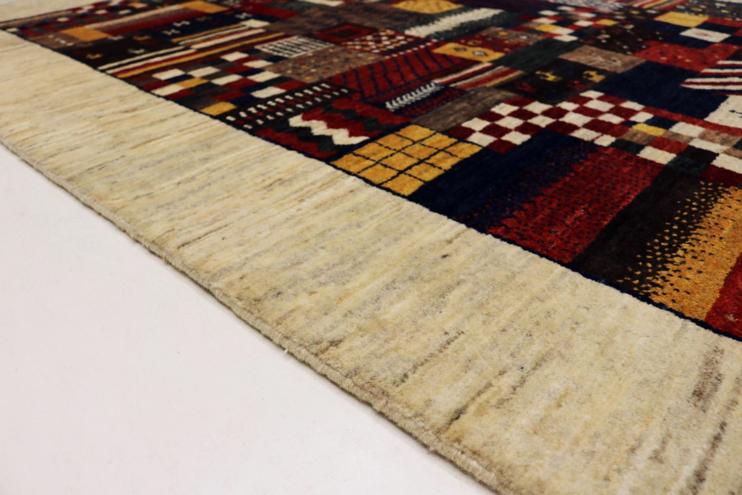 Alfombra Gabbeh - Loribaft Indus - 200 x 154 cm - multicolor