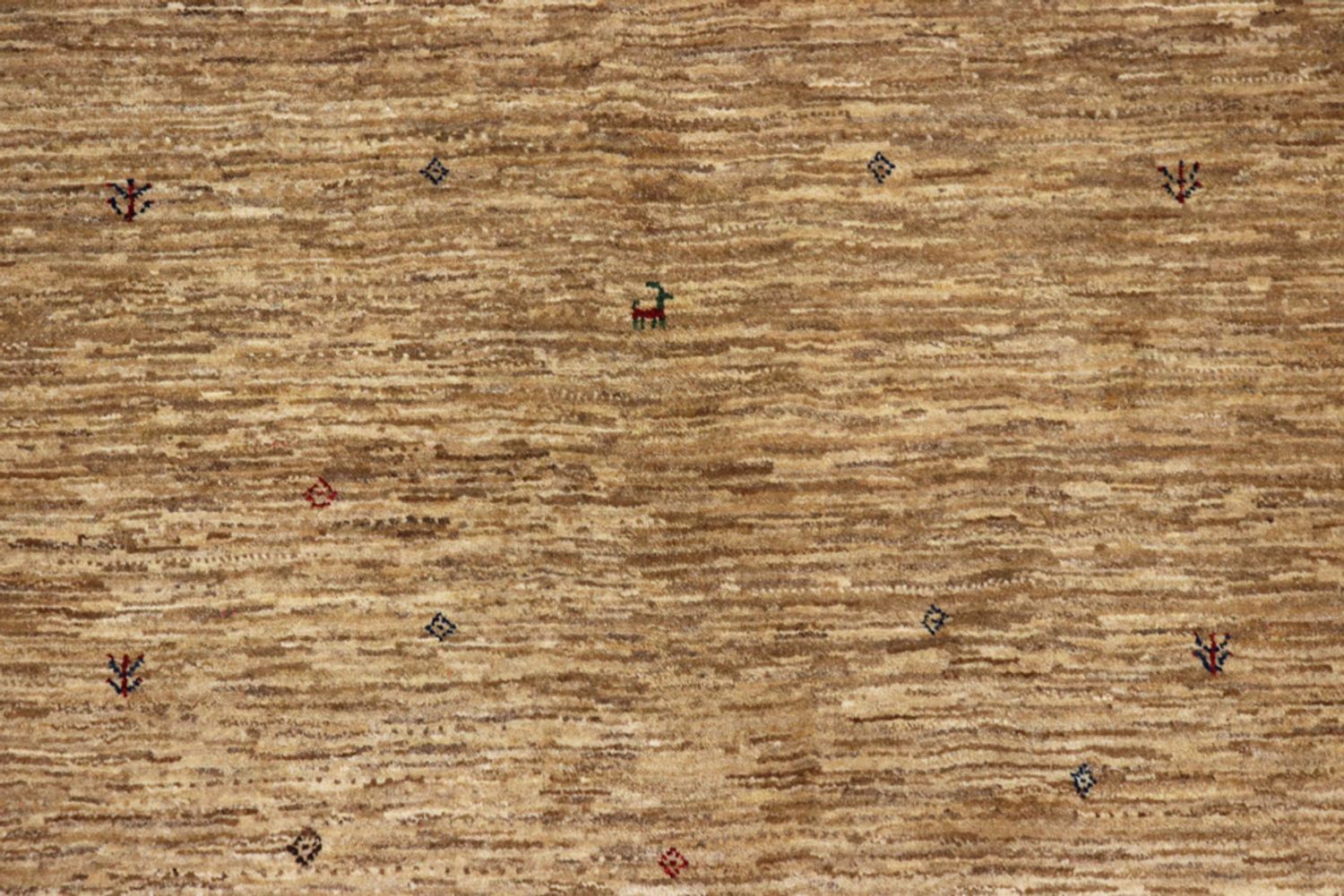 Alfombra Gabbeh - Loribaft Indus - 213 x 157 cm - beige