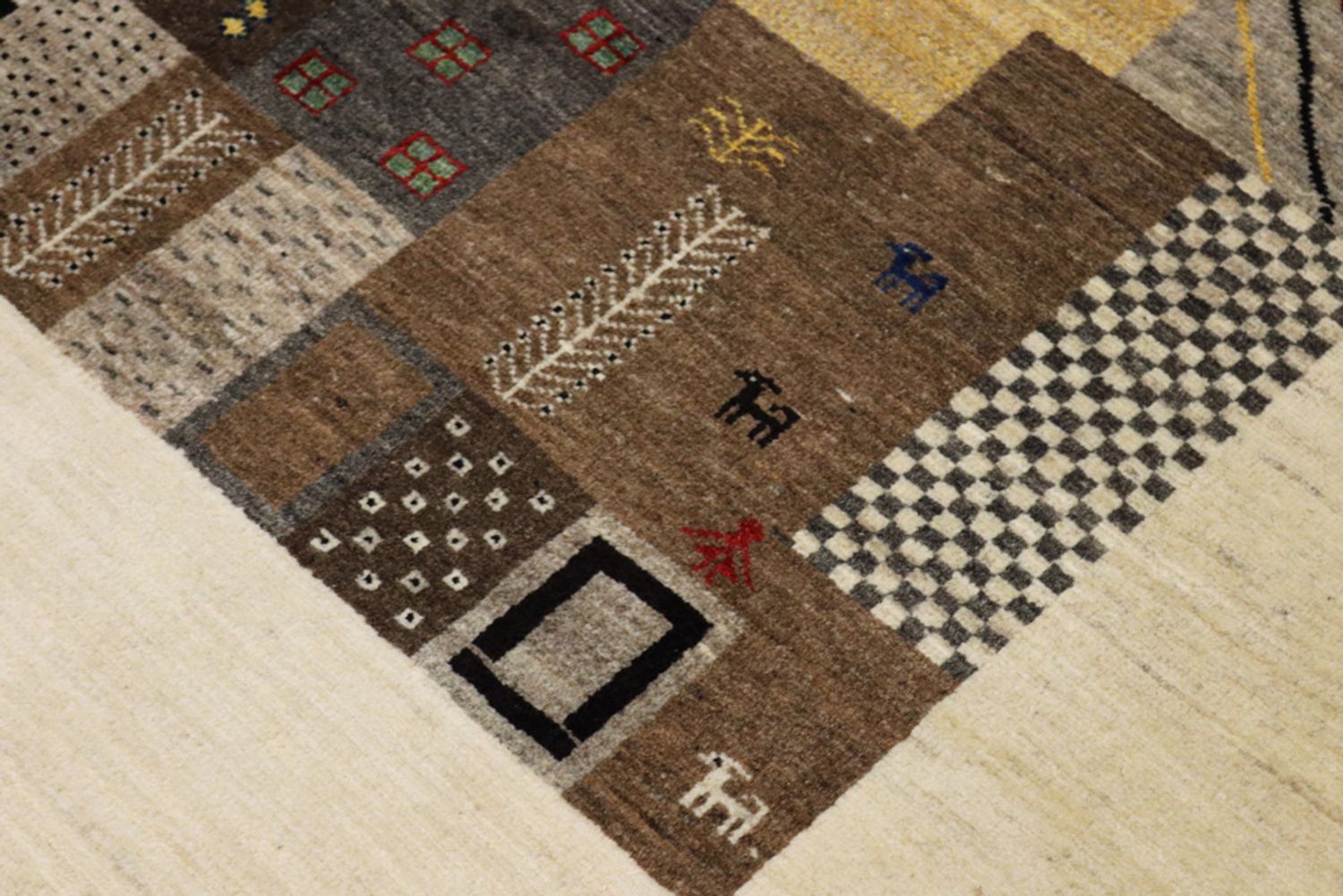 Alfombra Gabbeh - Loribaft Indus - 251 x 181 cm - multicolor