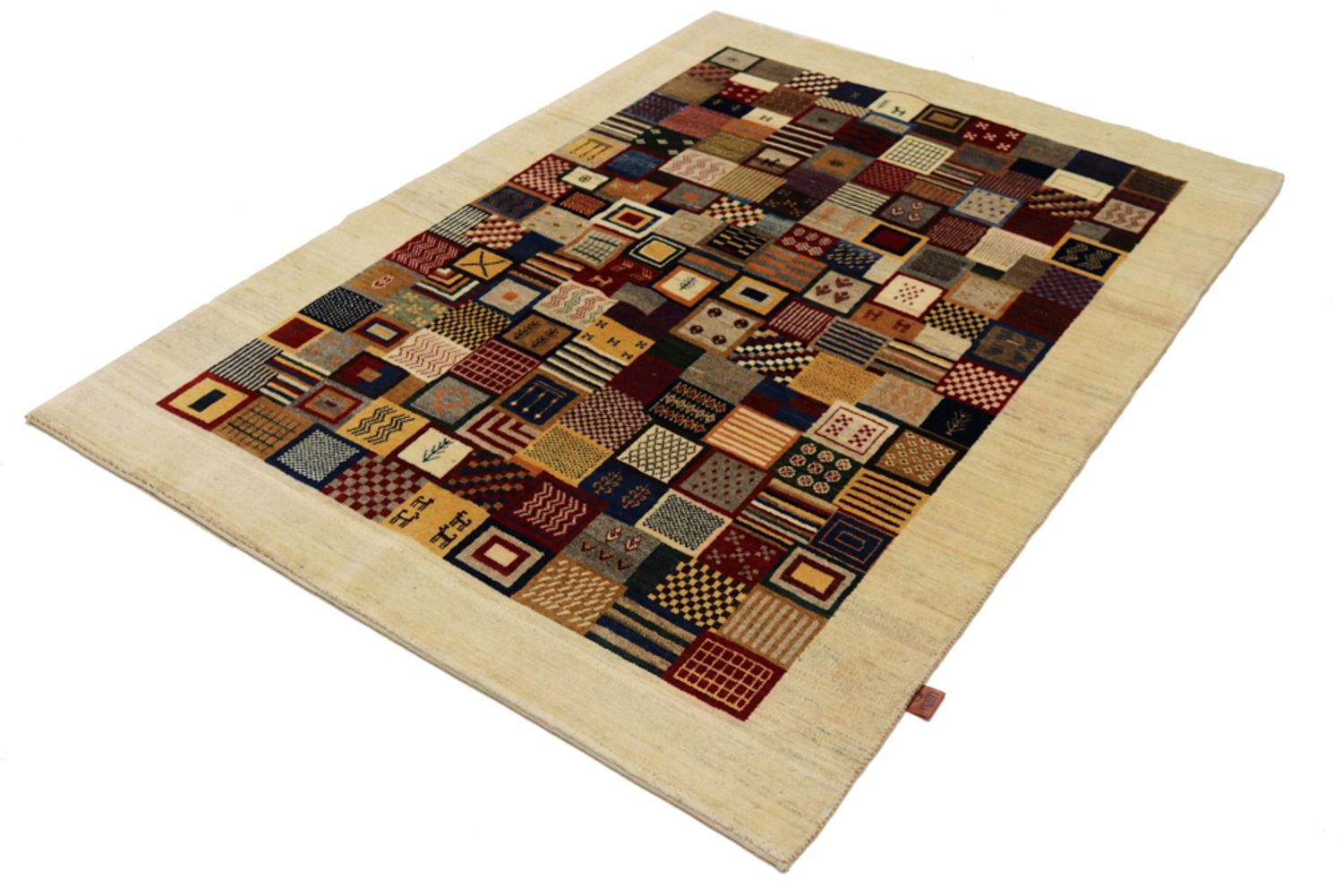 Alfombra Gabbeh - Loribaft Indus - 197 x 142 cm - multicolor