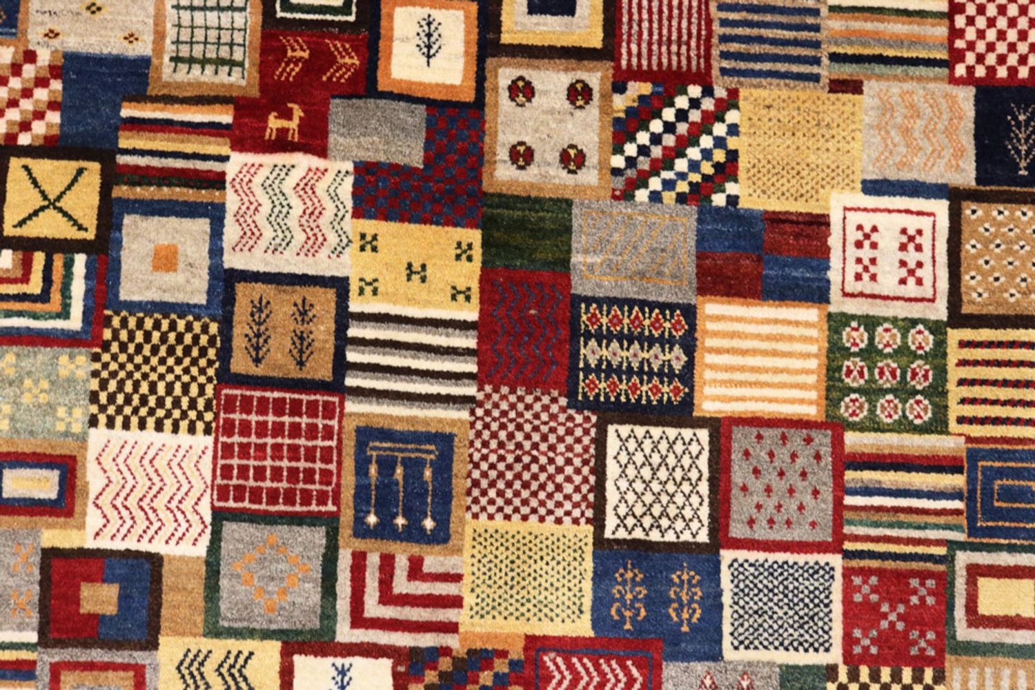 Alfombra Gabbeh - Loribaft Indus - 197 x 142 cm - multicolor