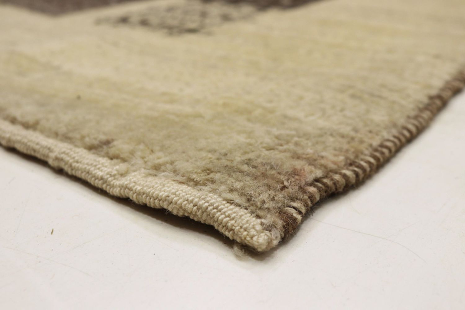 Alfombra Gabbeh - Loribaft Indus - 206 x 152 cm - beige oscuro