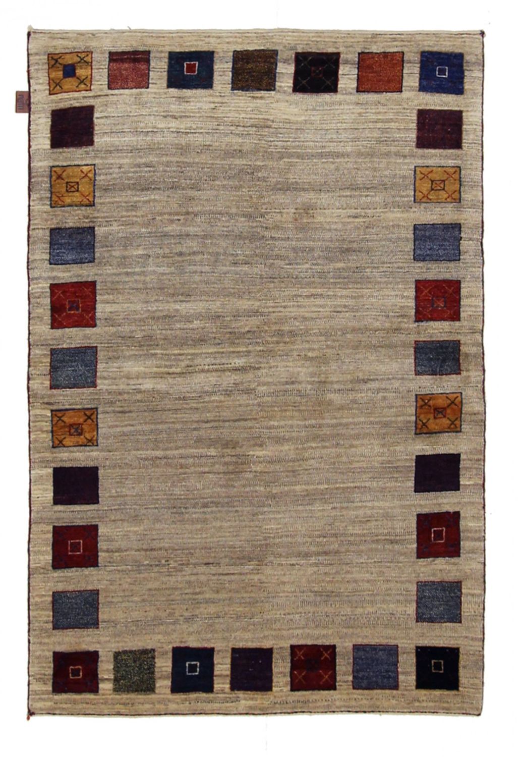 Alfombra Gabbeh - Loribaft Indus - 156 x 102 cm - beige
