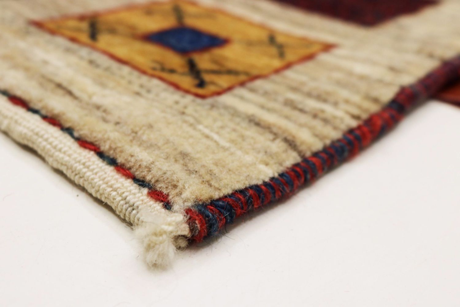 Alfombra Gabbeh - Loribaft Indus - 156 x 102 cm - beige