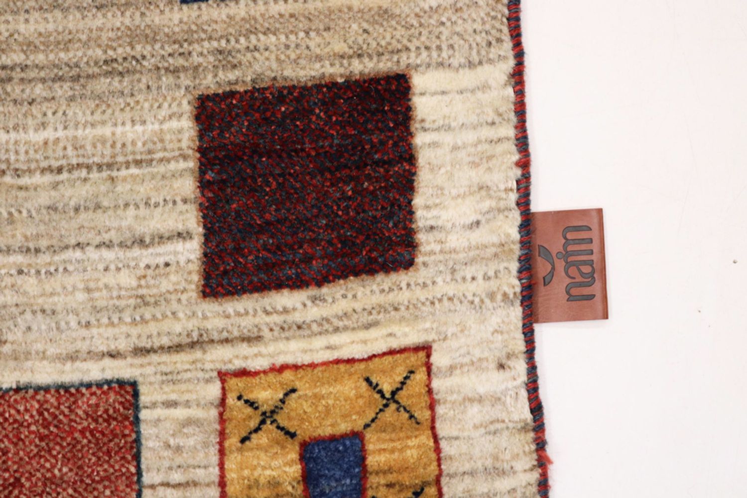 Alfombra Gabbeh - Loribaft Indus - 156 x 102 cm - beige